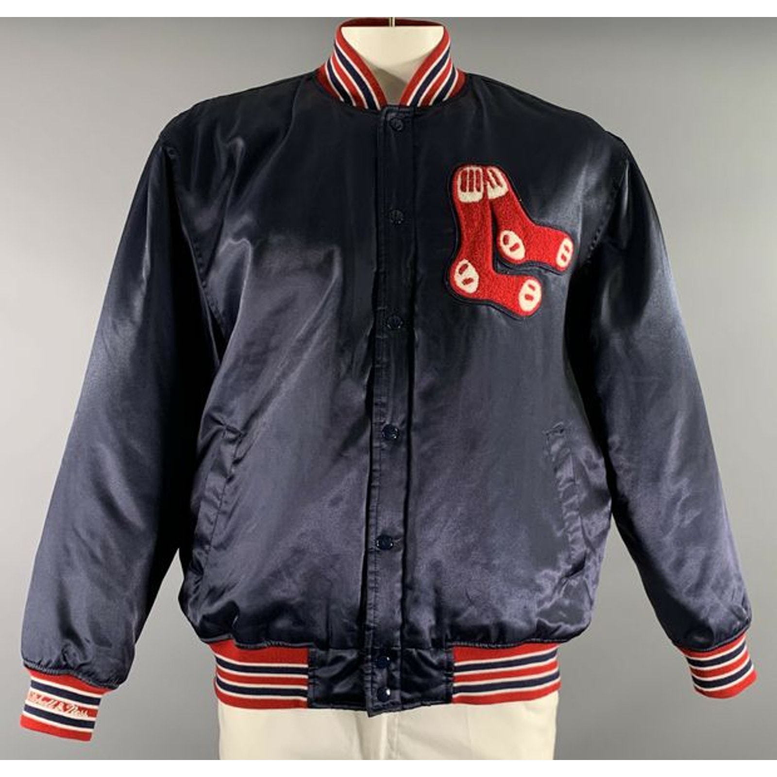 Mitchell & Ness Nostalgia Boston Size M 1679 Blue Red Jacket